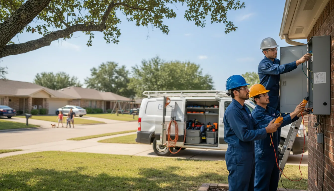Certified electrician providing emergency electrical services in Heartwell, NE